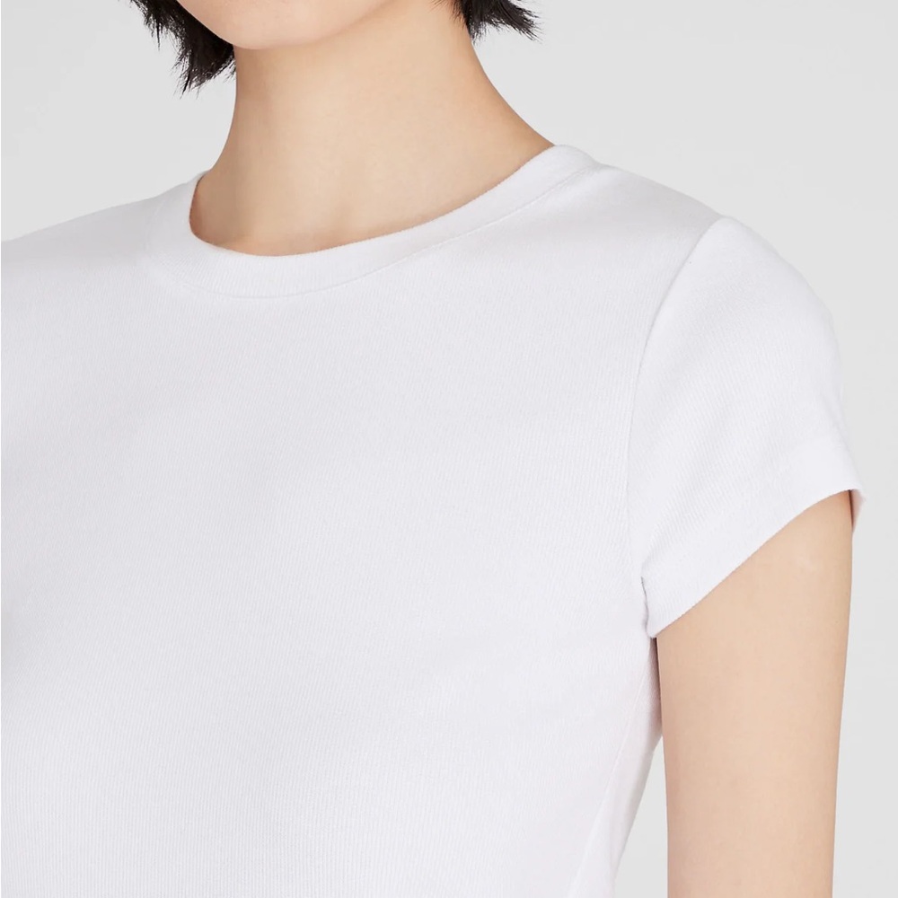 Club Monaco Bowee Tee, Size Medium, Deep Lilac/Plum, Very good condition - Picture 9 of 9